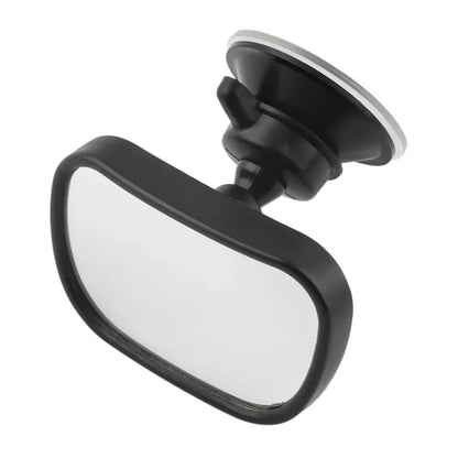 Black adjustable car back seat baby mirror, essential baby monitor for safe travel
