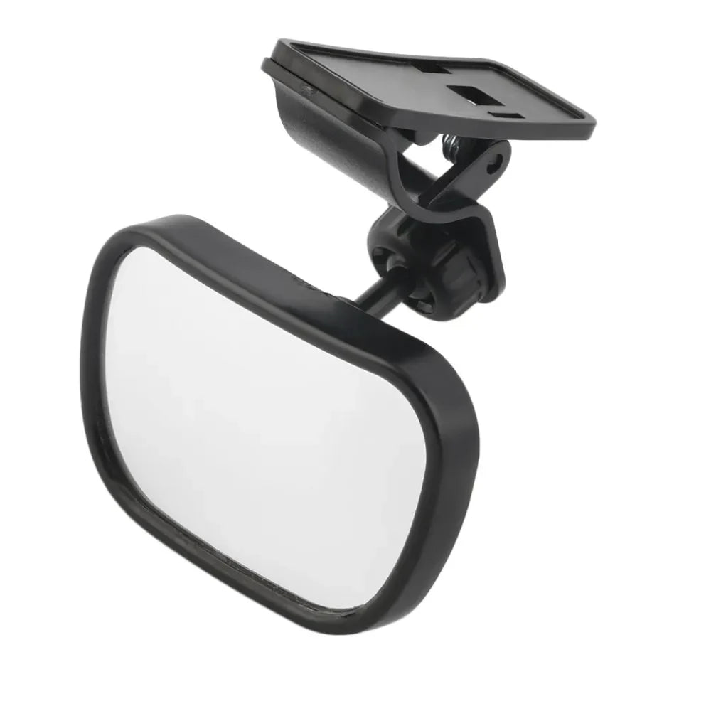 Infant safety car mirror, wide view, adjustable angle for peaceful car journeys