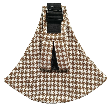 Adjustable ergonomic baby carrier sling with multiple carrying positions for versatility.