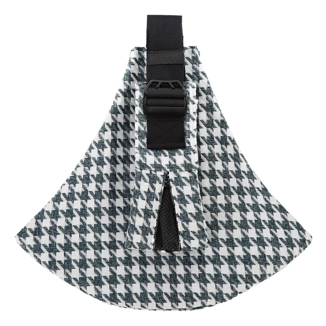 Comfortable parenting: ergonomic baby carrier sling in a neutral color, easy to use.