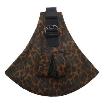 Ergonomic baby carrier sling for newborns to toddlers, offering back support for parents.
