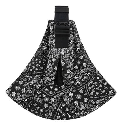 Hands-free ergonomic baby carrier sling, perfect for busy parents juggling tasks.
