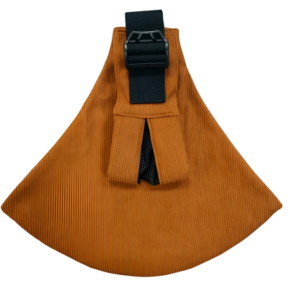 Ergonomic baby carrier sling with integrated hip seat, designed for ultimate comfort.