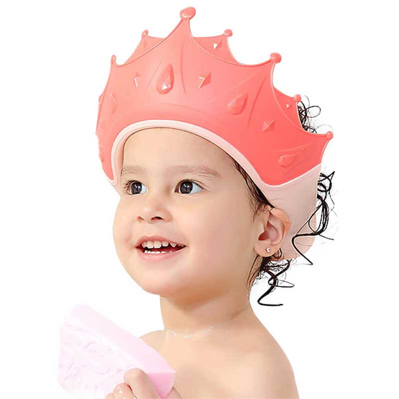 Ergonomic waterproof baby shower cap, ensuring a fun and safe bathing experience.