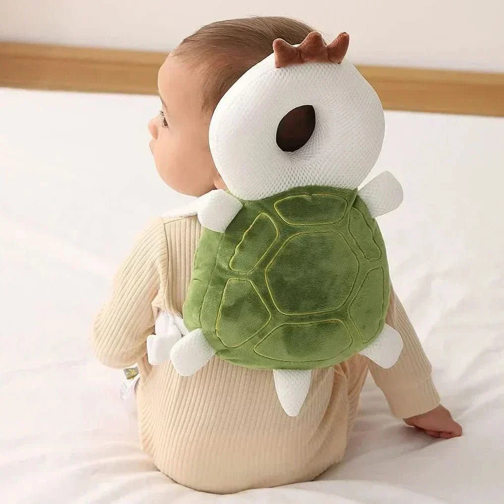 Soft baby headguard helmet, adjustable for infants learning to crawl and walk, ultimate head protection.