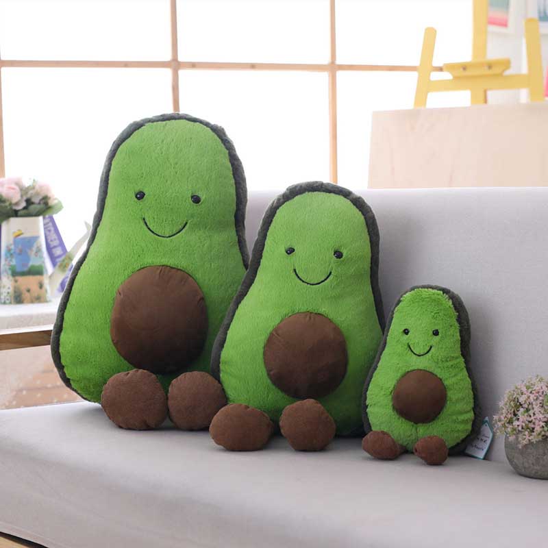 Bright strawberry plush toy, cuddly fruit stuffed animal, ideal gift for children