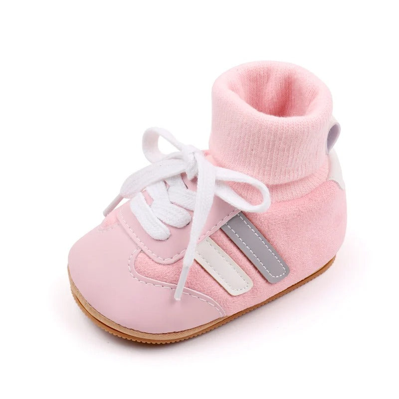 Lightweight baby anti-slip shoes with soft, flexible soles, perfect for growing toddlers.