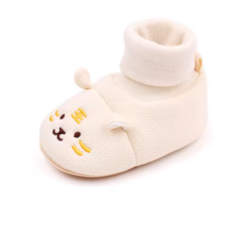 Durable baby anti-slip pre-walker shoes featuring a soft sole for secure first steps