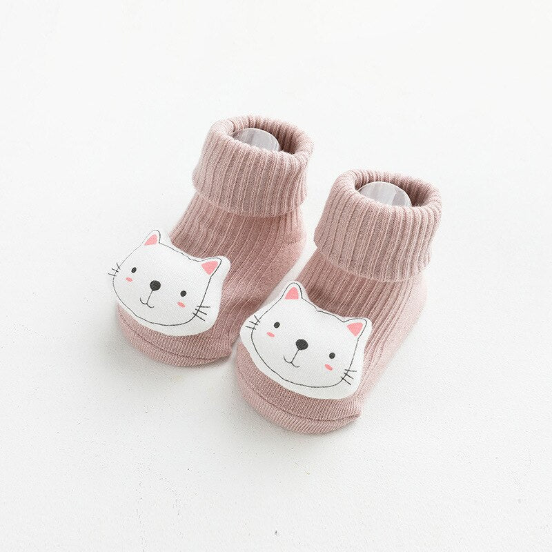 High-quality baby cartoon non-slip cotton floor socks, durable and breathable
