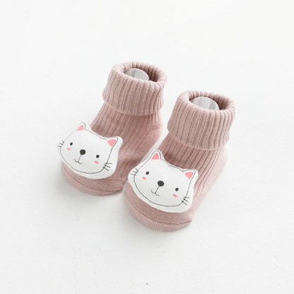 High-quality baby cartoon non-slip cotton floor socks, durable and breathable