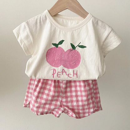Navy blue baby cotton sleeveless pajama set with a smiling sun cartoon, summer baby clothing