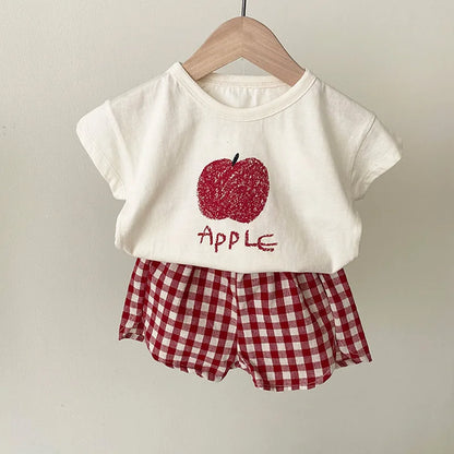 Breathable baby homewear: yellow sleeveless cotton pajamas featuring cheerful cartoon