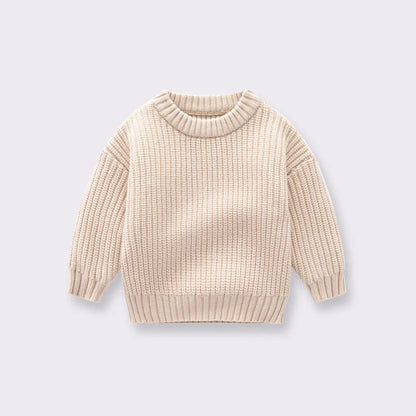 High-quality unisex baby knitted sweater, providing excellent warmth for autumn winter.