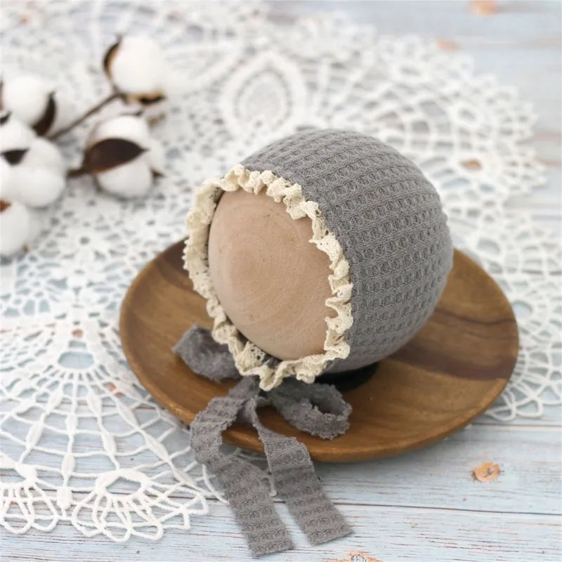 Infant headwear: soft, stretchy adjustable nylon beanie, great for everyday use.