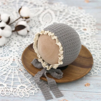 Infant headwear: soft, stretchy adjustable nylon beanie, great for everyday use.