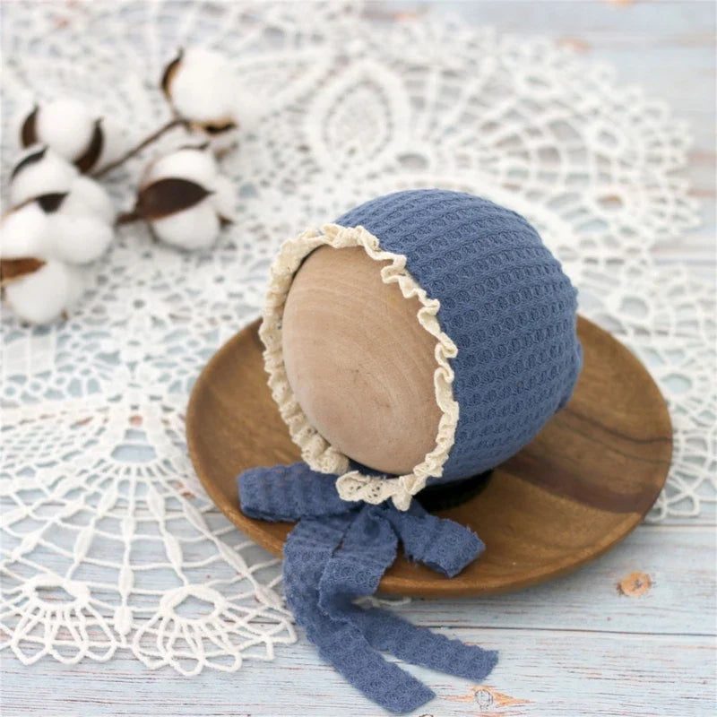 Baby accessories: a simple, comfortable adjustable nylon beanie hat for newborns and infants.
