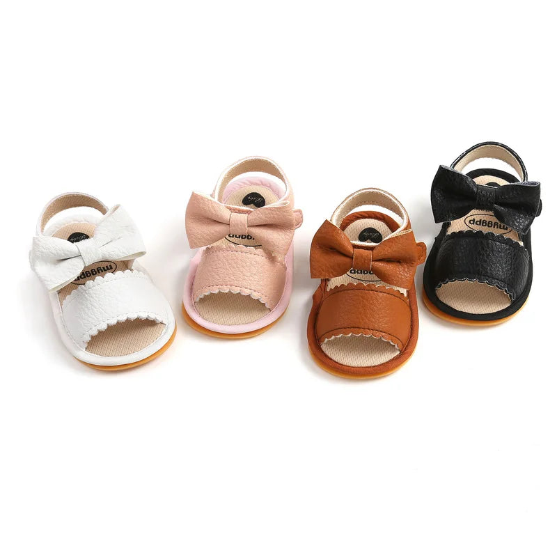 Adorable baby summer sandals with soft grip sole, perfect for first walkers and outdoor play.