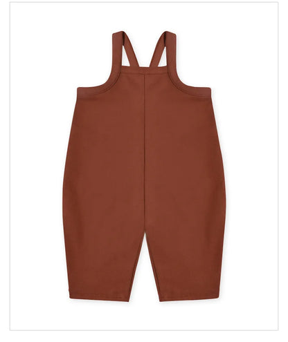 Comfortable unisex baby overalls and t-shirt, made from soft cotton for toddlers.