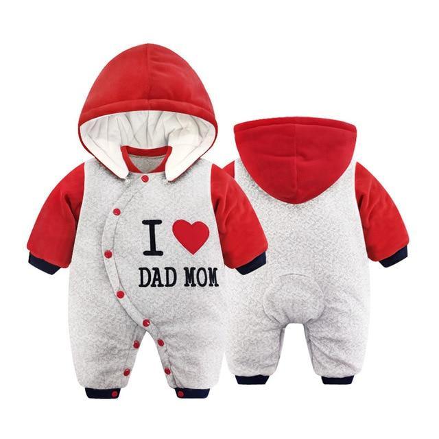 Unisex infant bodysuit, plush and soft, designed as a playful animal character.