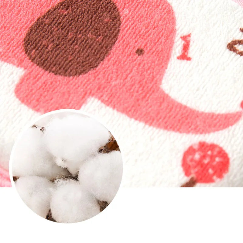 Pink elephant kids sponge for bath time, gentle on skin and fun for toddlers.