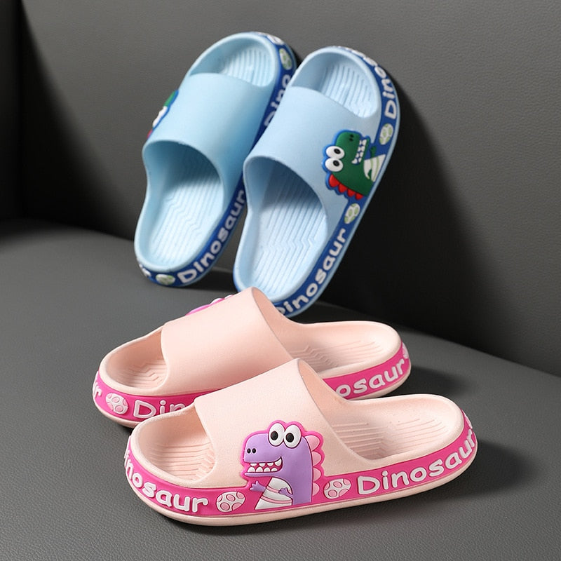 Childrens' dinosaur shoes, comfort fit, durable for active indoor and outdoor use