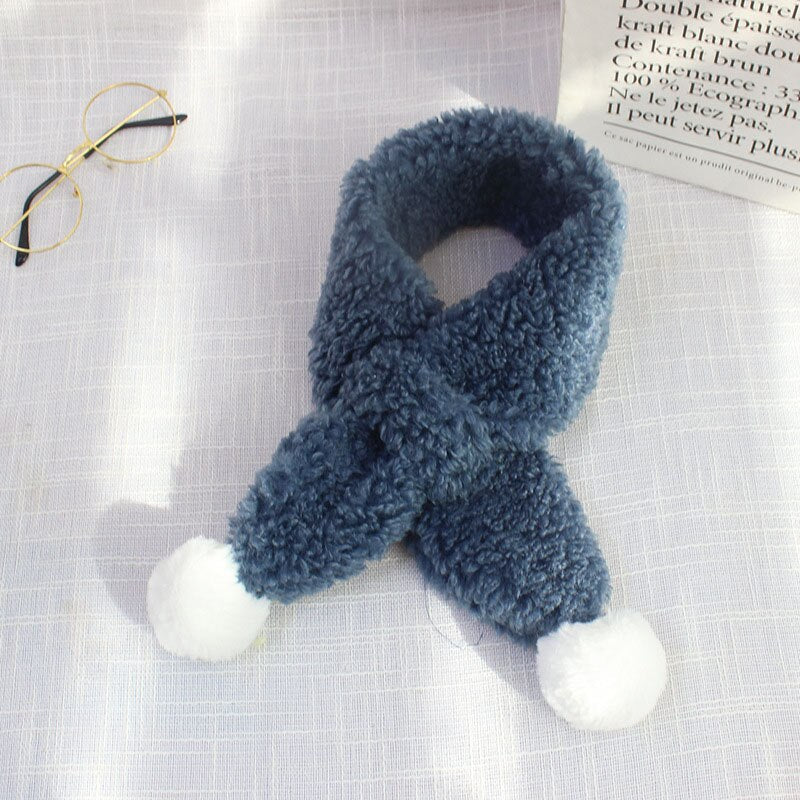 Brightly colored plush kids scarf featuring sweet candy motifs, a must-have for winter baby accessories.