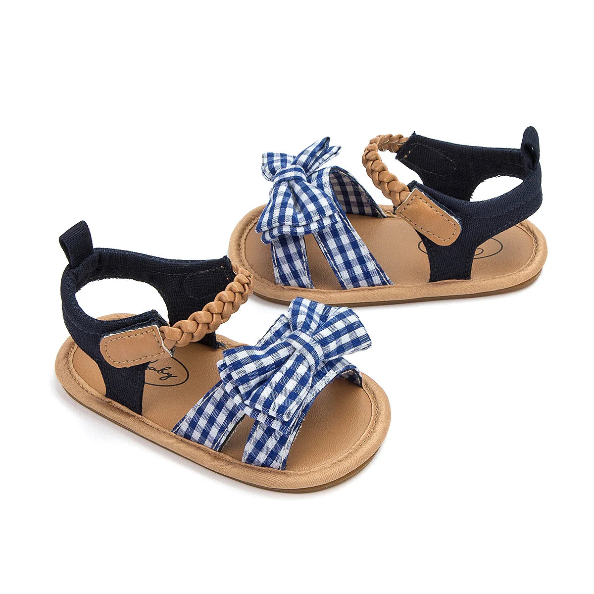Cute pink princess bow sandals, the perfect charming footwear for little toddlers.