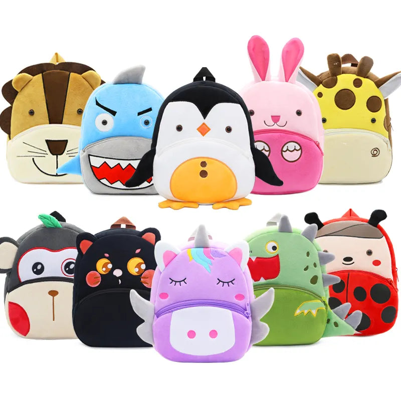 Adorable plush unicorn backpack for toddlers, soft and colorful, perfect preschool bag.