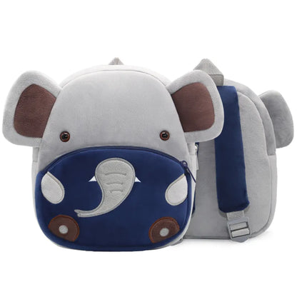 Playful giraffe plush backpack, 'preschool backpack' sized for little ones.