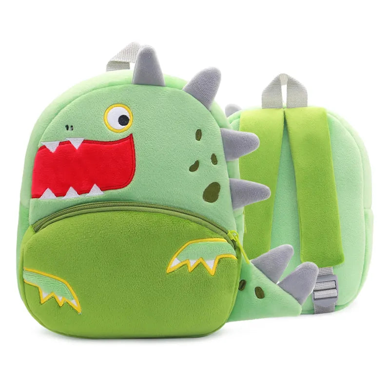 Cartoon dog plush backpack, 'toddler bag' for pre-kindergarten kids.