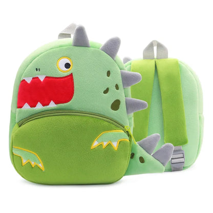 Cartoon dog plush backpack, 'toddler bag' for pre-kindergarten kids.