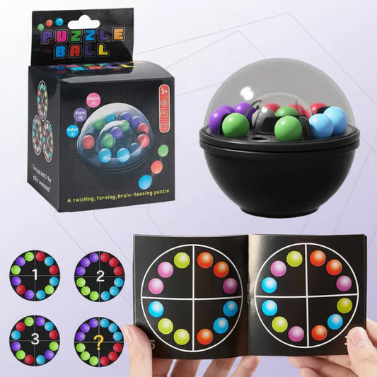 Adults' portable logic thinking puzzle game for cognitive challenge and stress relief