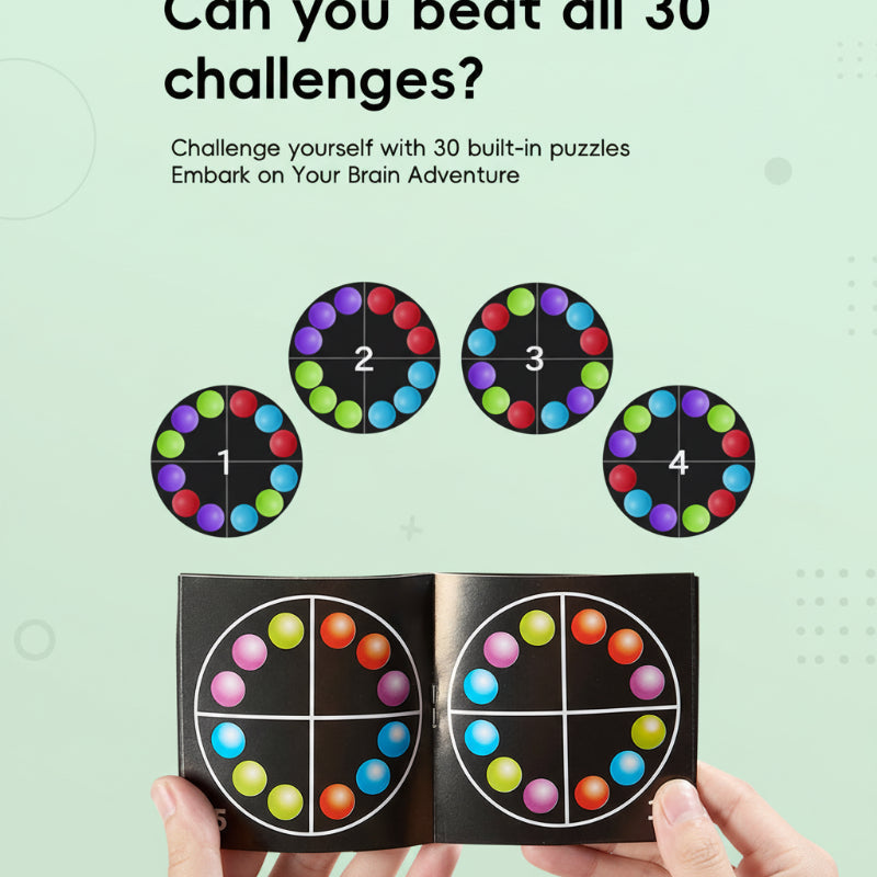 Educational logic game for adults, a fidget toy for cognitive development