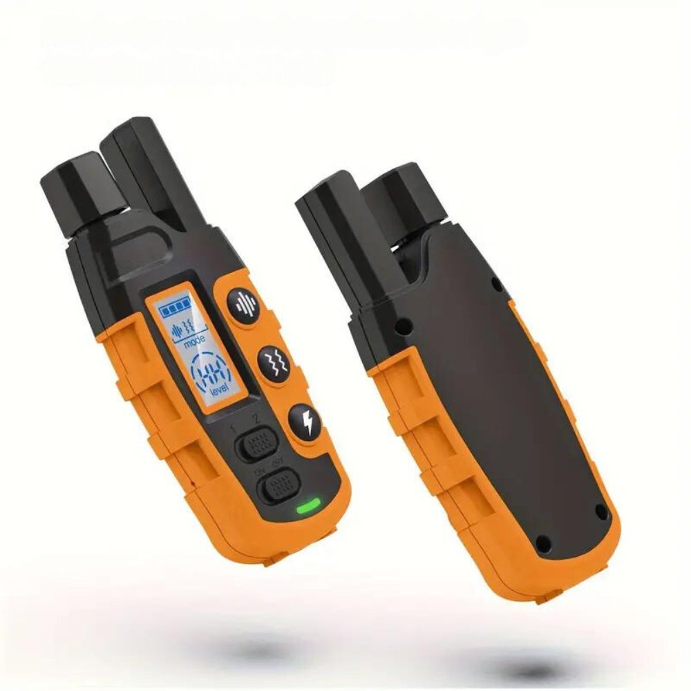 Durable, advanced waterproof dog training collar with remote. Rechargeable e-collar for pet obedience & behavior.