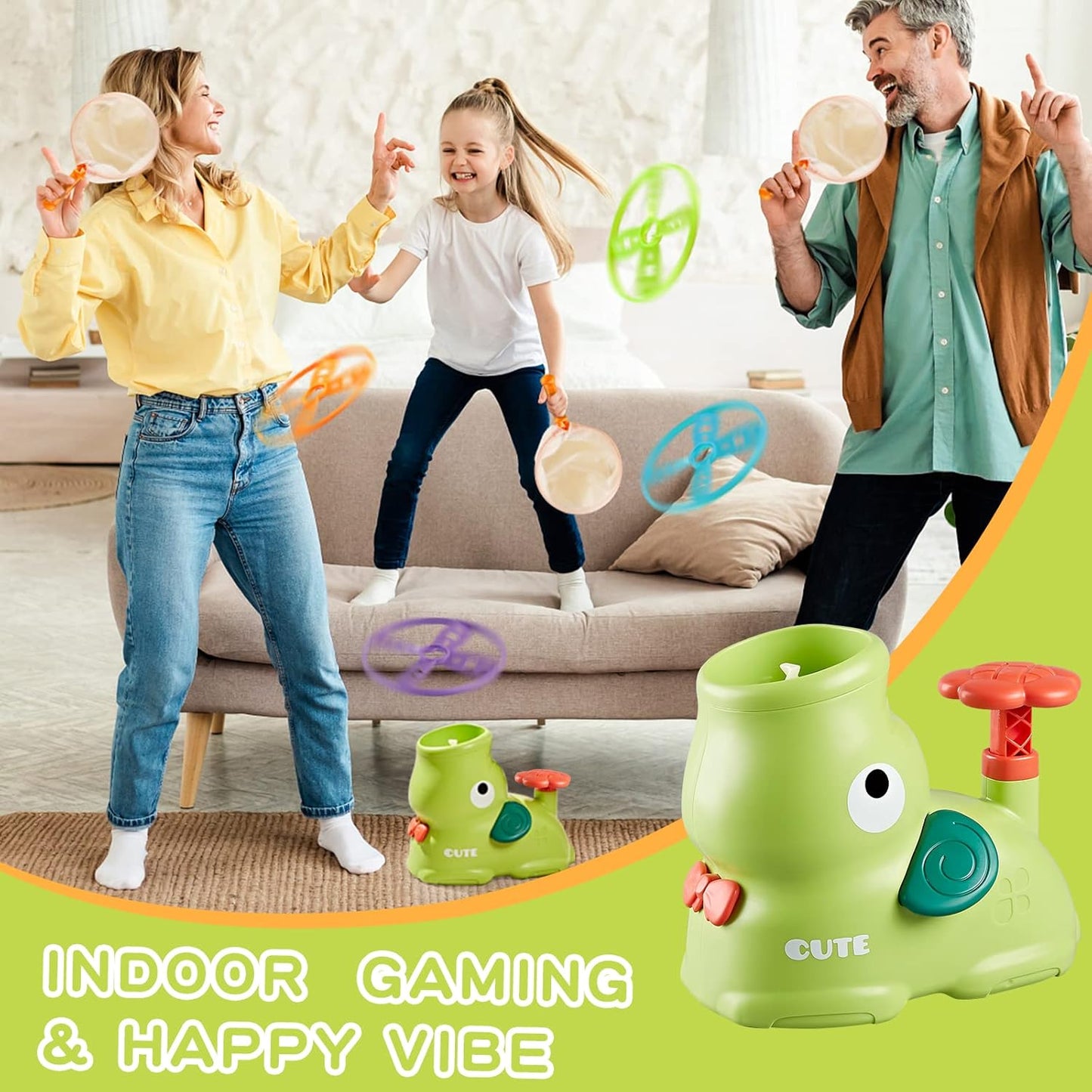 Package of AeroFly Outdoor Flying Disc Toy Set, highlighting its use for children's active play.