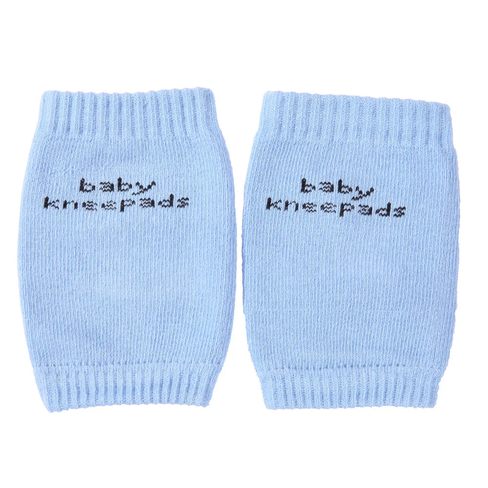 Set of four, colorful anti-skid baby knee & elbow cushions, ideal toddler protector for active babies