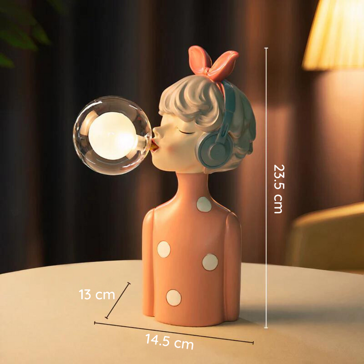 CraftGlow handmade table lamp, stylish home lighting complementing modern living room decor.