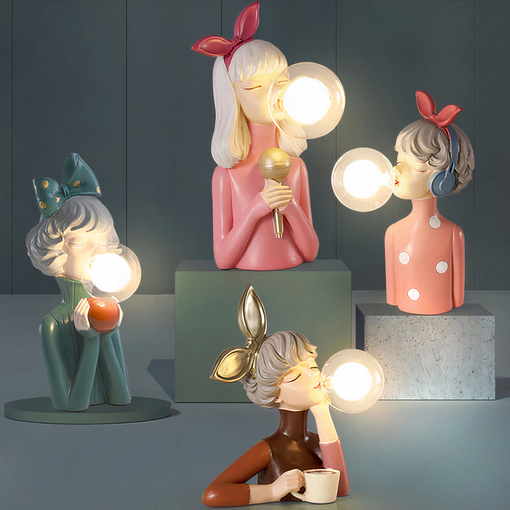 Handmade CraftGlow table lamp, unique artisan lighting for stylish living room decor.