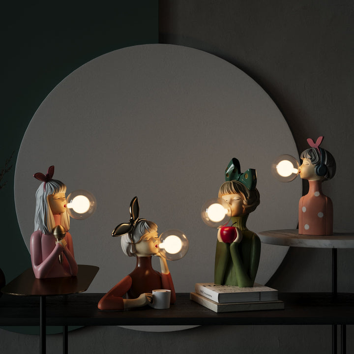 Unique CraftGlow artisan table lamp, perfect living room lighting and modern home decor.