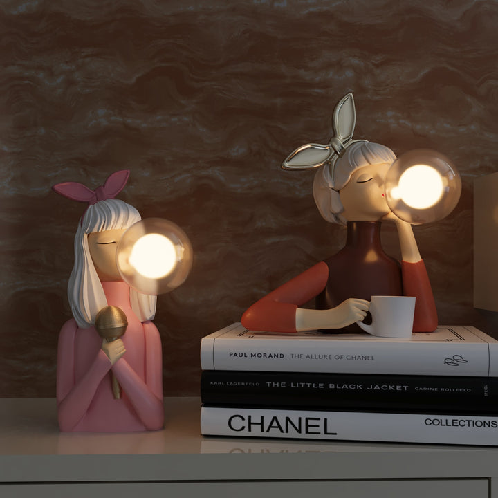 CraftGlow table lamp, unique artisan lighting creates a warm ambiance for modern home decor.