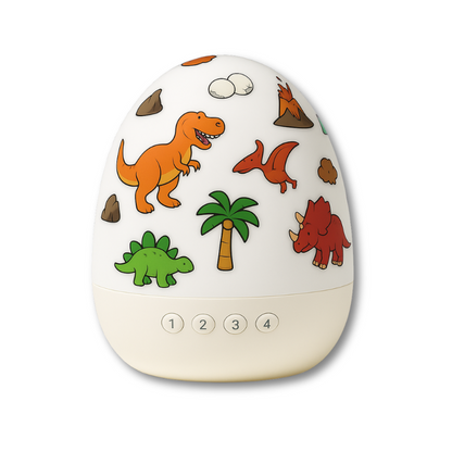 Children's AstroBot 3-in-1 speaker & star projector, a unique robot for a calming night light.