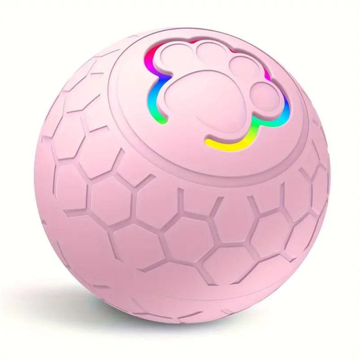 Durable chew toy: automatic bouncing play ball for dogs, waterproof & engaging.