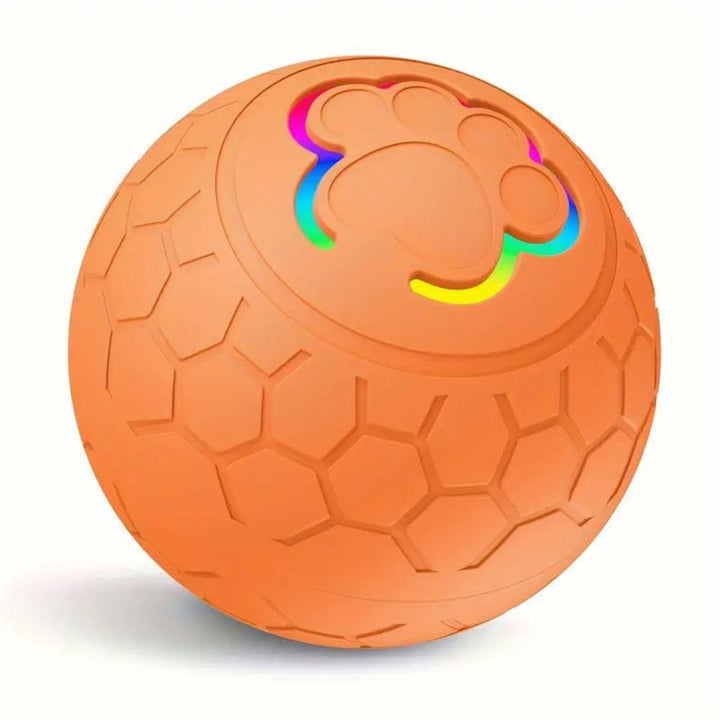 Automatic bouncing dog ball, a durable pet toy for engagement & healthy exercise.