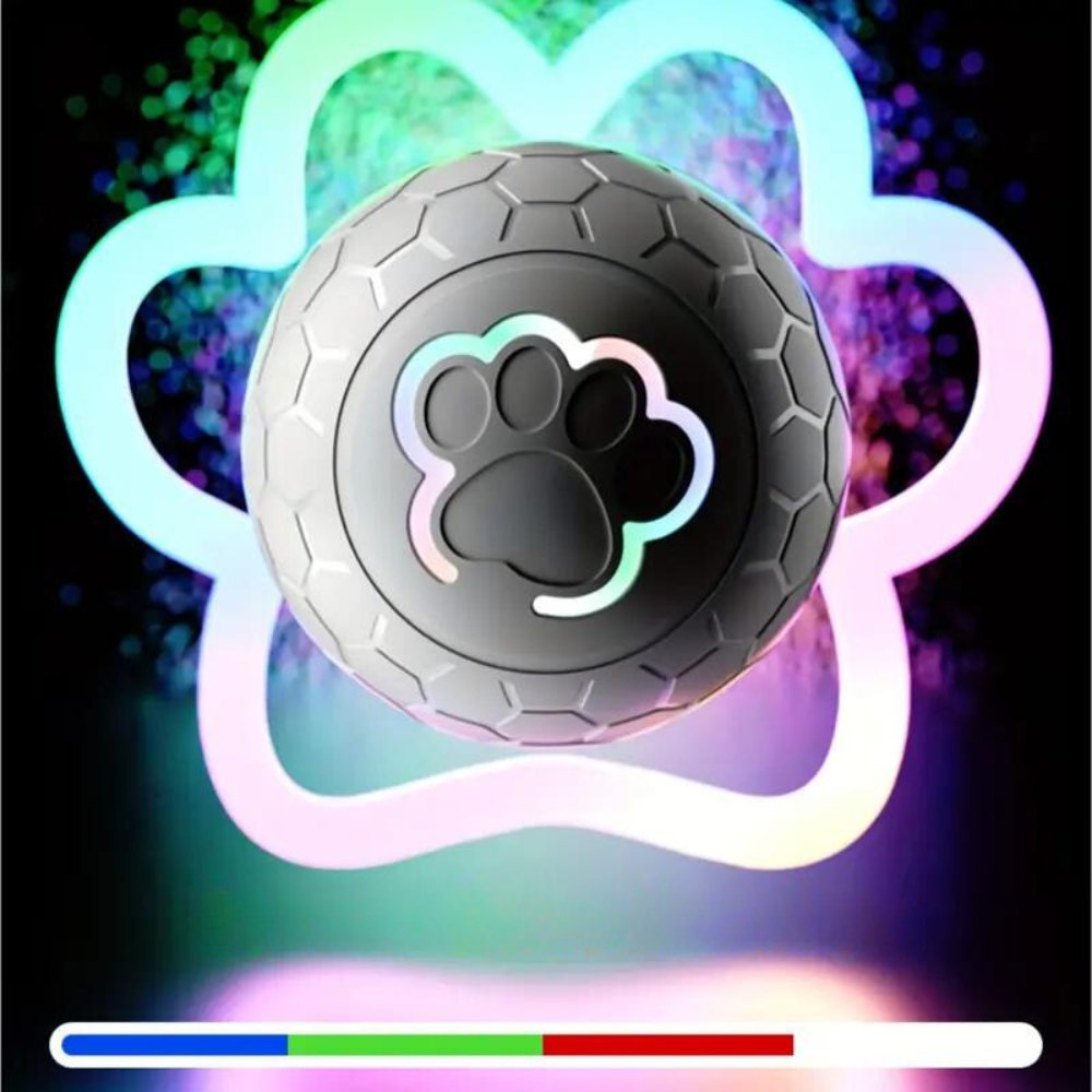 Chew-resistant waterproof bouncing play ball for dogs, an interactive pet toy.