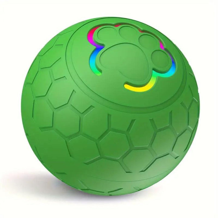 Engaging automatic bouncing dog toy ball for puppies & adult dogs, promoting activity.