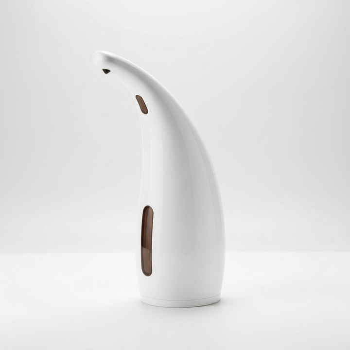 Easy-to-use automatic soap dispenser, ensuring germ-free hand washing in any home.