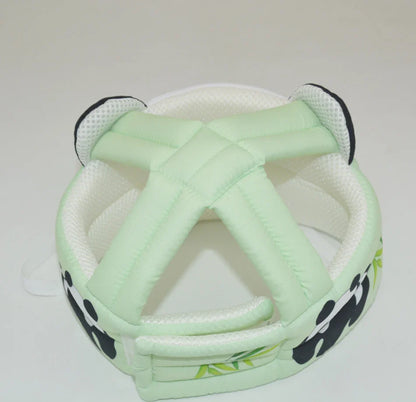 Adjustable baby safety helmet, animal-themed for crawling and walking