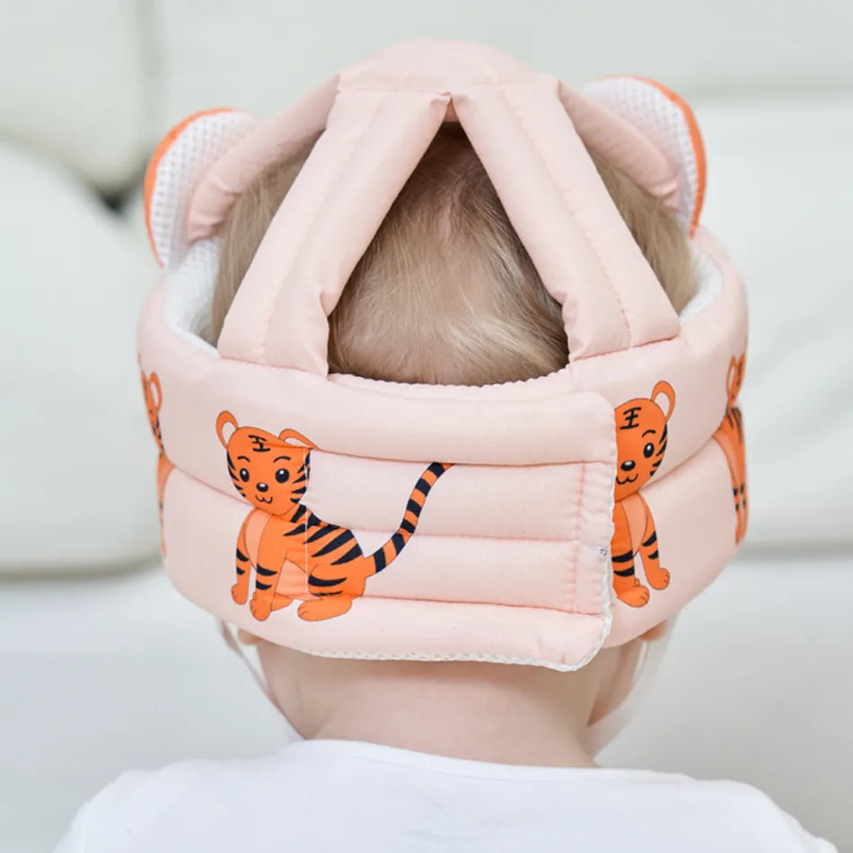 Protective baby headgear, soft helmet for infants learning to walk