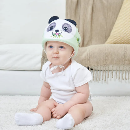 Baby soft helmet with adjustable straps for growing infants' protection