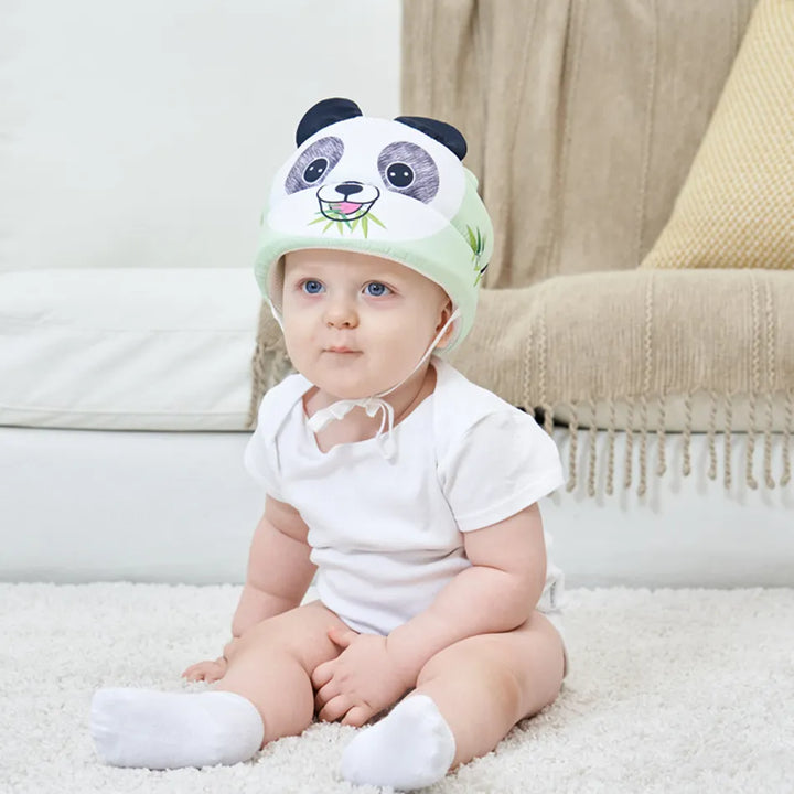 Baby soft helmet with adjustable straps for growing infants' protection